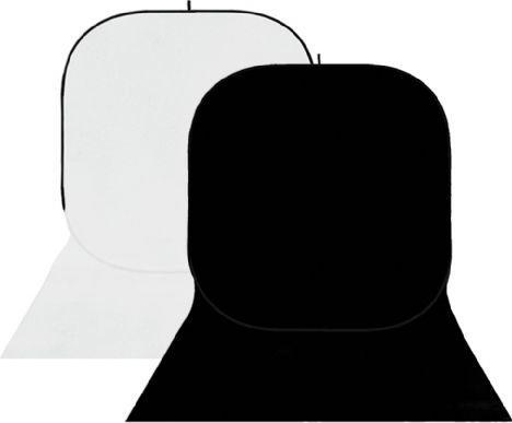 Produktbild Studioking Background Board BBT-01-20 Weiss/Schwarz 150x400 cm (150 cm, 400 cm)