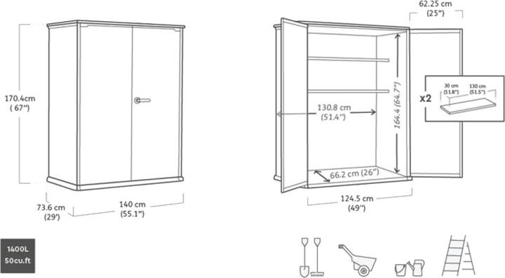 Actual product image Keter Darren