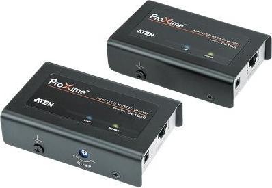 Actual product image Aten CE100 KVM extension VGA USB 100m