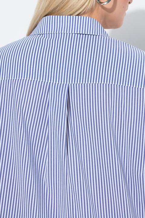 Actual product image Ulla Popken Pinstripe Tunic Blouse (50)