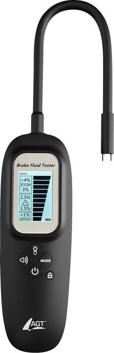 Produktbild AGT Professional Bremsflüssigkeits-Tester mit Display, LED, Wassererkennung, DOT3/4/5.1