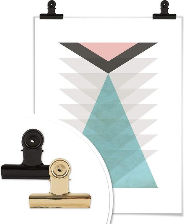 Produktbild Trenddeko Totem aqua & pink (100 x 120 cm)