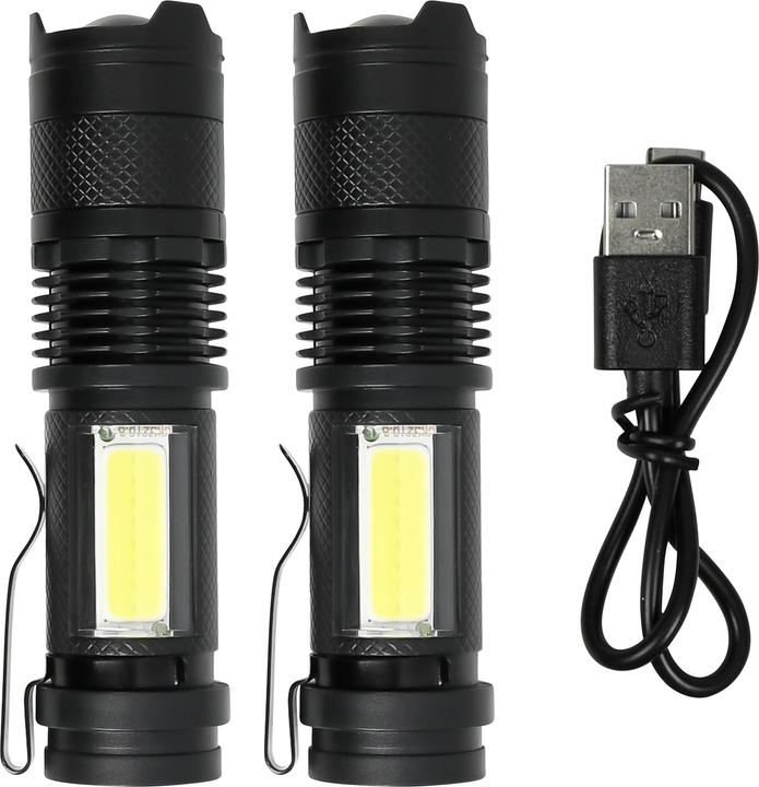 Actual product image ProPlus Flash light COB rechargeable 2 pcs (10 cm, 100 lm)