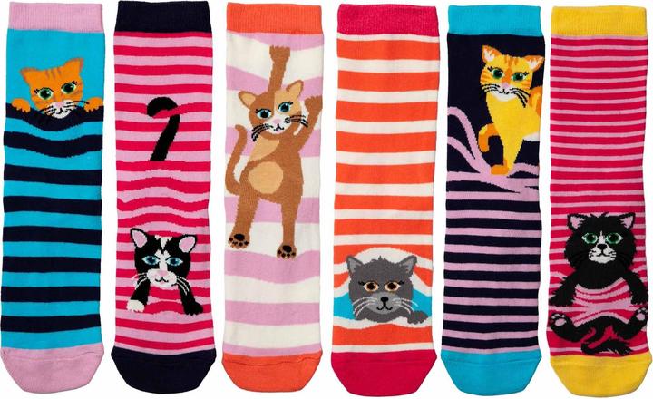 Produktbild United Oddsocks Feline Good (3er Pack, 37 - 42)
