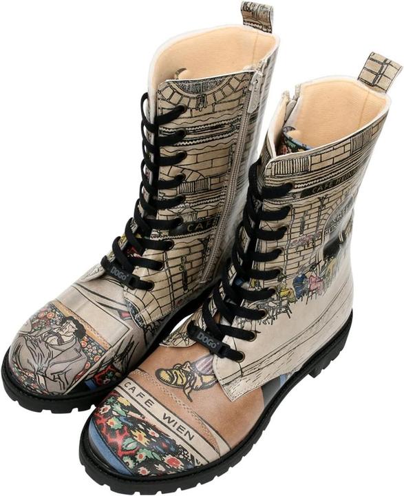 Actual product image Dogo Vegan Leather Long Zip Boots (41)