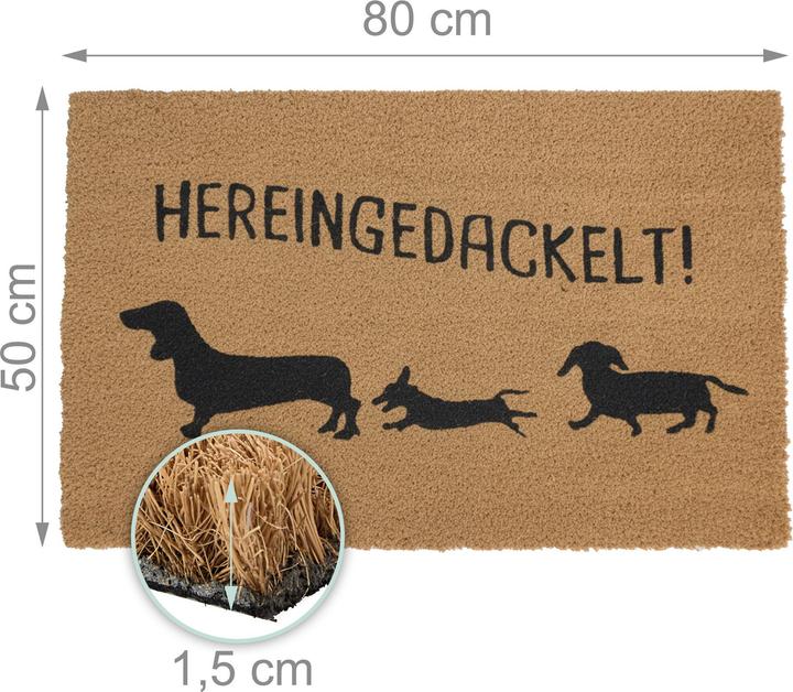 Actual product image Relaxdays doormat (50 x 80 cm)