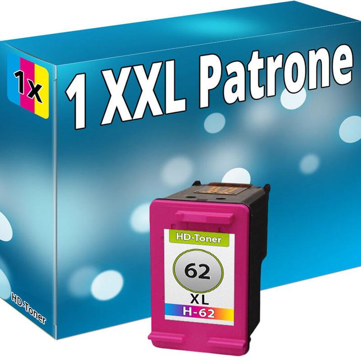 Produktbild Druckfuxx 1x TINTE PATRONEN für HP 62-XL ENVY 5540 5541 5542 5543 5544 5545 5546 5640 5642