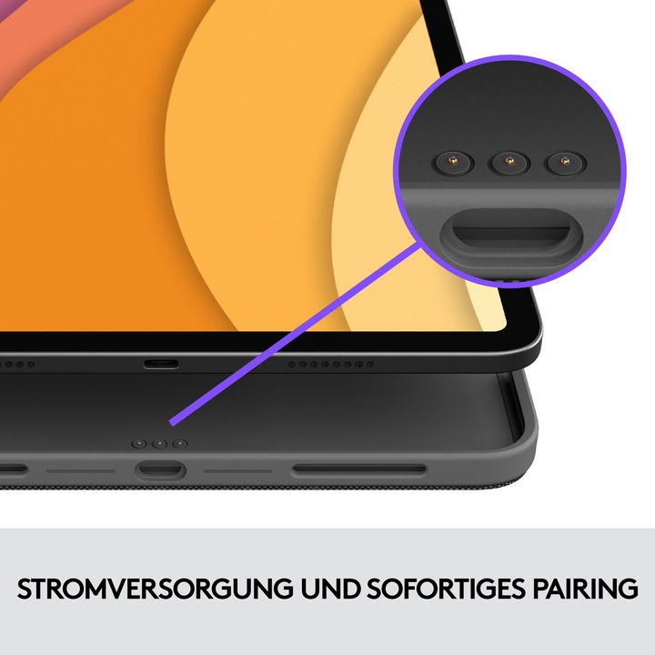 Productafbeelding Logitech Combo Touch (NL, iPad Air 2020 (4e generatie), iPad Air 2022 (5e gen))