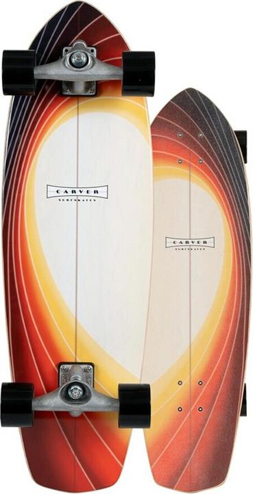 Actual product image Carver Glass Off Surfskate Complete CX (9.88")