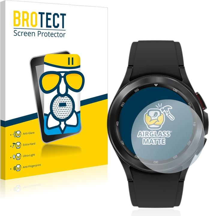 Produktbild BROTECT AirGlass Panzerglasfolie Matt (Galaxy watch 4 classic (42mm))