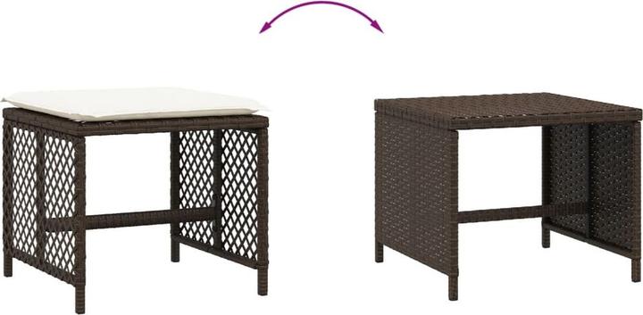 Actual product image vidaXL Gartenhocker