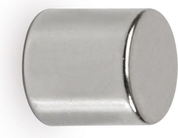 Produktbild Maul Neodym-Scheibenmagnet, 8 mm, Haftkraft: 2,8 kg, silber Durchmesser: 8 mm / Höhe: 5 mm, hohe Haftkraf (10 x)