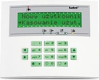 Actual product image Satel Keypad LCD /Integra Green/Int-Klcdl-Gr