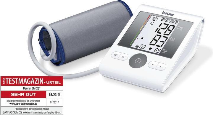 Actual product image Beurer BM 28 (Blood pressure monitor upper arm)