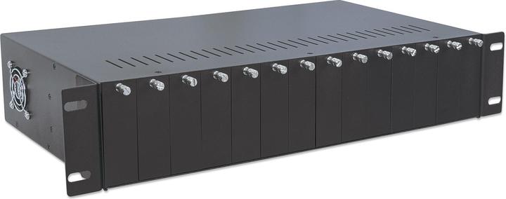 Immagine prodotto Intellinet Alloggiamento del convertitore multimediale 14 slot 48,26 cm per il montaggio in rack da 19 pollici