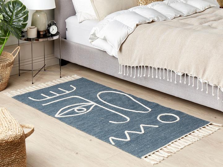 Produktbild Beliani Teppich Blau 80 x 150 cm YAVU (80 x 150 cm)