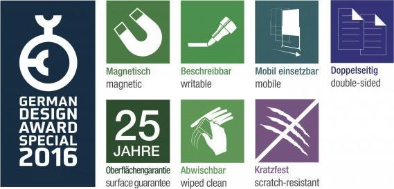 Produktbild Magnetoplan ferroscript Klapptafel (60 x 90 cm)