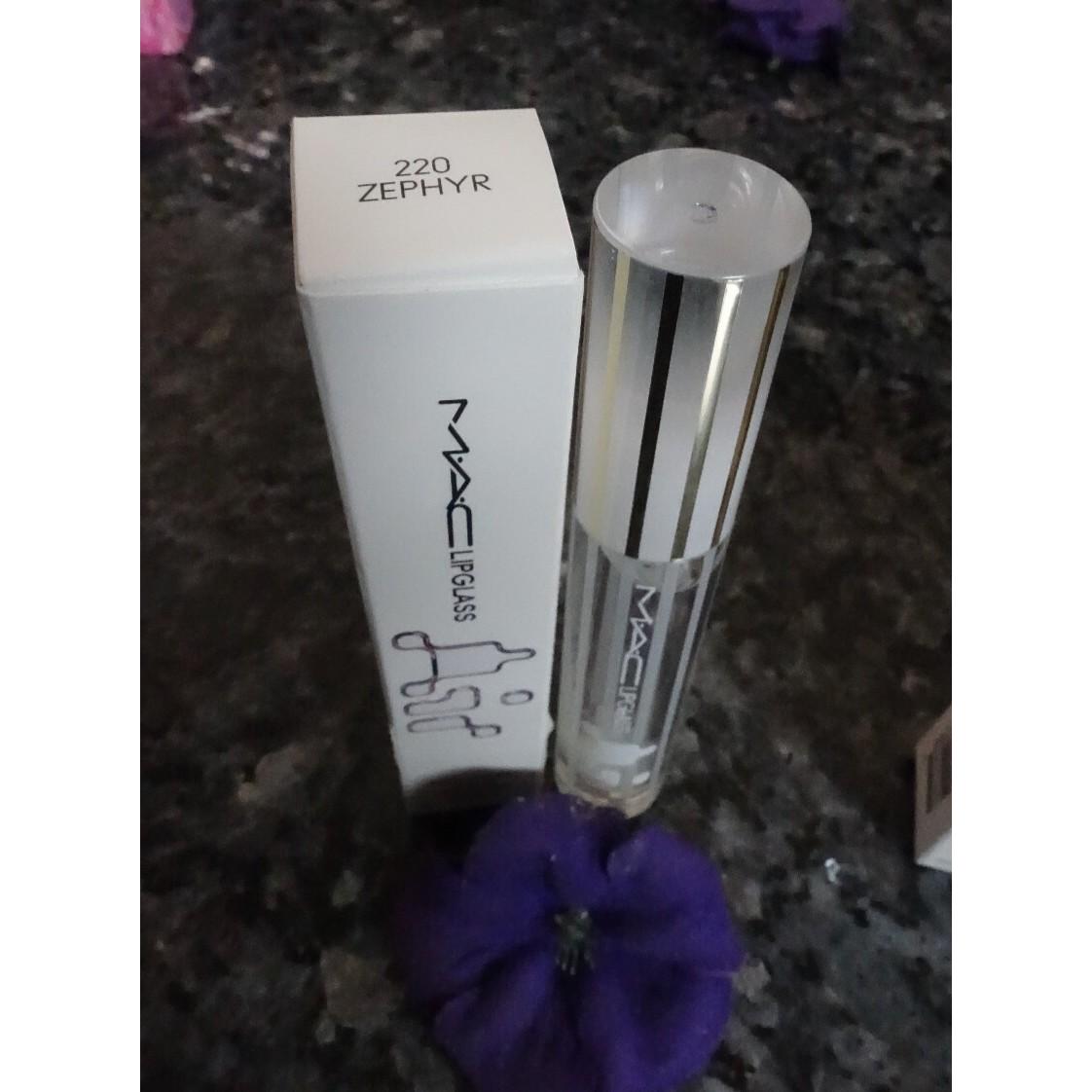 MAC Jeans, Rossetto + Lucidalabbra, Mac Lipglass Air 5ml 220 Zephyr (Zefiro)