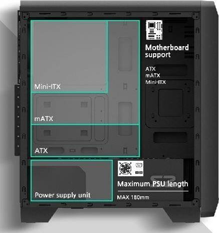 Immagine prodotto Zalman S2 TG (mATX, Mini-ITX, ATX)