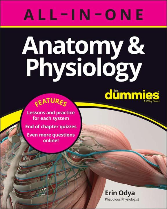 Immagine prodotto Anatomy & Physiology All-in-One For Dummies (+ Chapter Quizzes Online) (Inglese, Erin Odya, 2023)