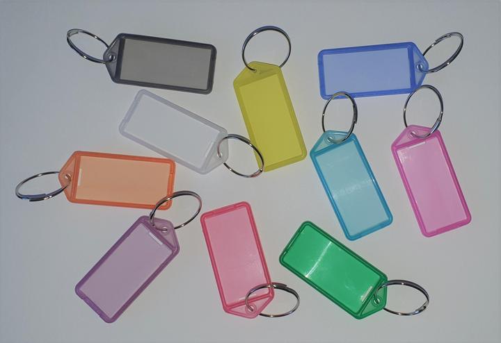 Immagine prodotto Reiher Portachiavi - con inserto in carta, plastica verde trasparente
