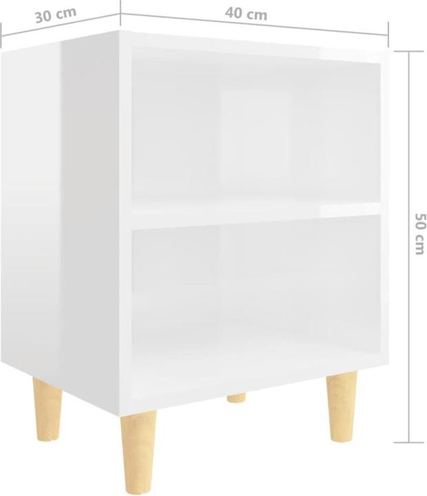 Immagine prodotto vidaXL Nachttisch (30 x 40 x 50 cm)