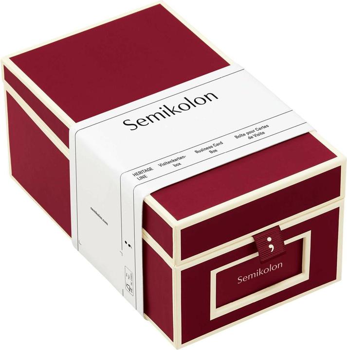 Actual product image Semikolon Business card box