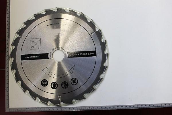 Actual product image Scheppach HW circular saw blade Ø 250 x 30 x 2.4 x 1.8 mm /Z 24