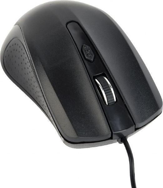 Actual product image Gembird Computer mouse MUS-4B-01L Wired optical mouse, USB, black, 1.8m cable | (Cable)