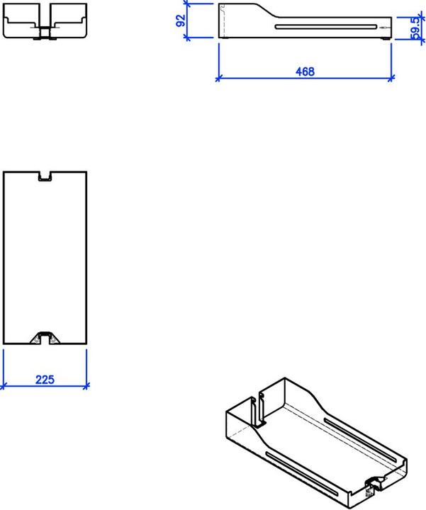 Produktbild Peka Metall Einhängetablar Libell (1 Stk.)
