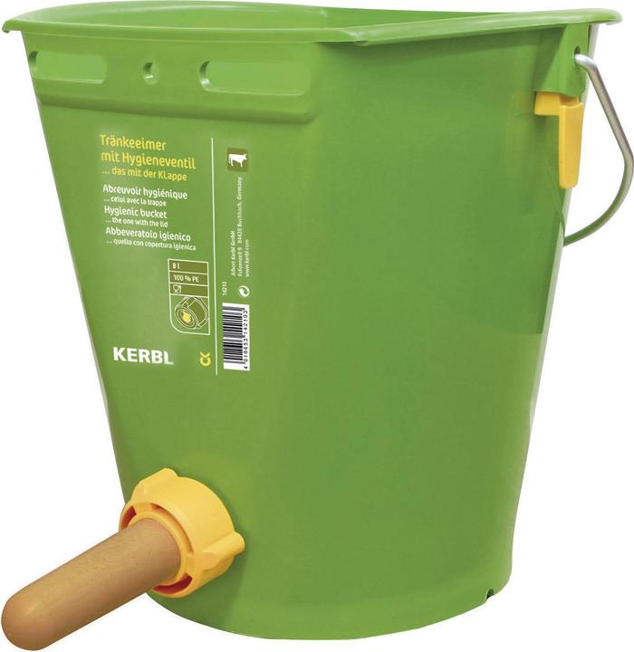 Image du produit Kerbl Hygiene Tränkeeimer mit Klapp-Ventil für Kälber