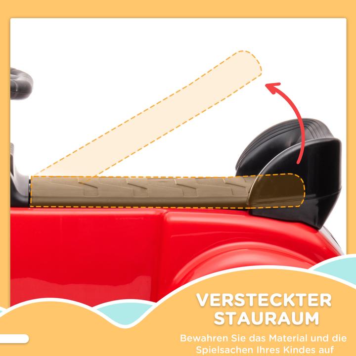 Actual product image Aiyaplay Rutschauto Kunststoff, Metall Rot