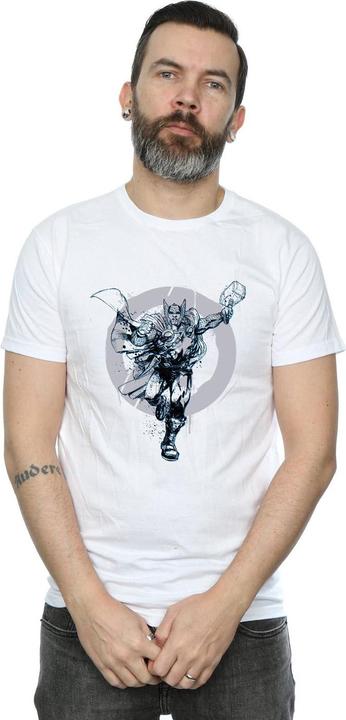 Actual product image Mens Thor Circle T-Shirt (L)