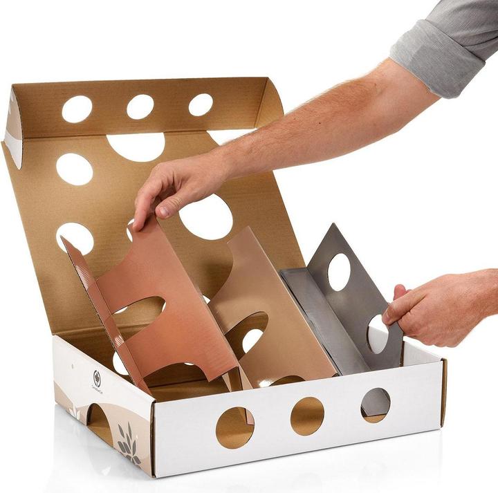 Actual product image CanadianCat Cat Strategy Game MagicBox, Brown-White (Intelligence toy cat)