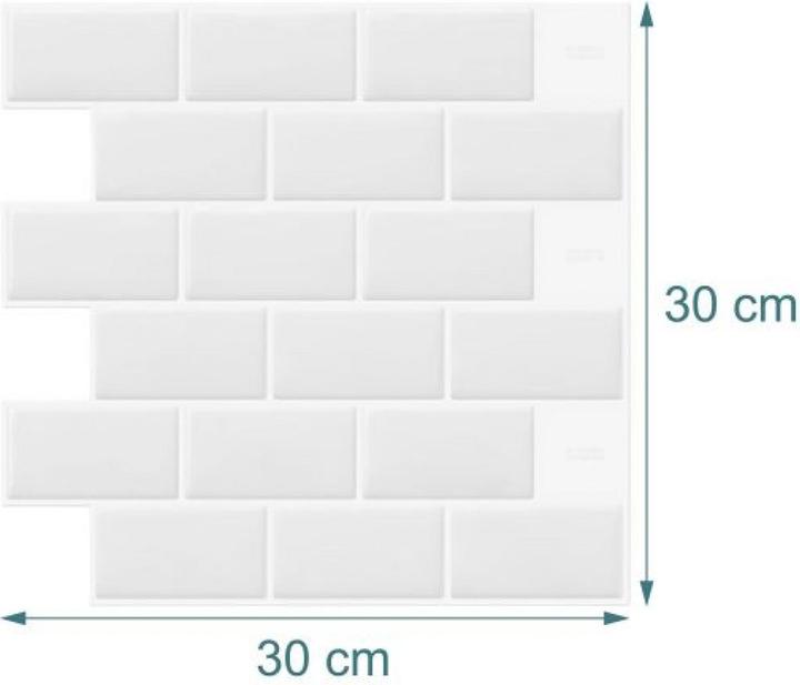 Image du produit Relaxdays dalles adhésives (30 x 30 cm)