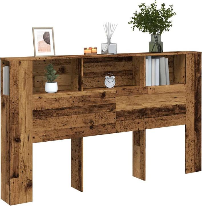 Produktbild vidaXL Kopfteil mit Ablagen (180 x 18.50 x 10.25 cm)
