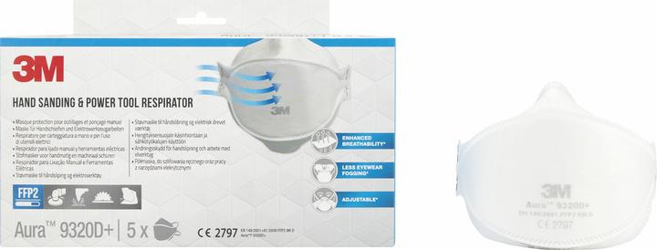 Actual product image 3M Respirator 9320PRO5 (FFP2, 5 x)