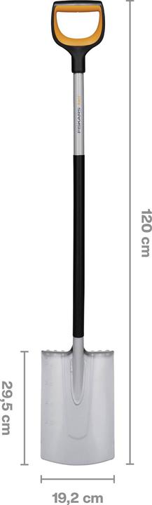 Produktbild Fiskars Xact Abgerundeter Spaten