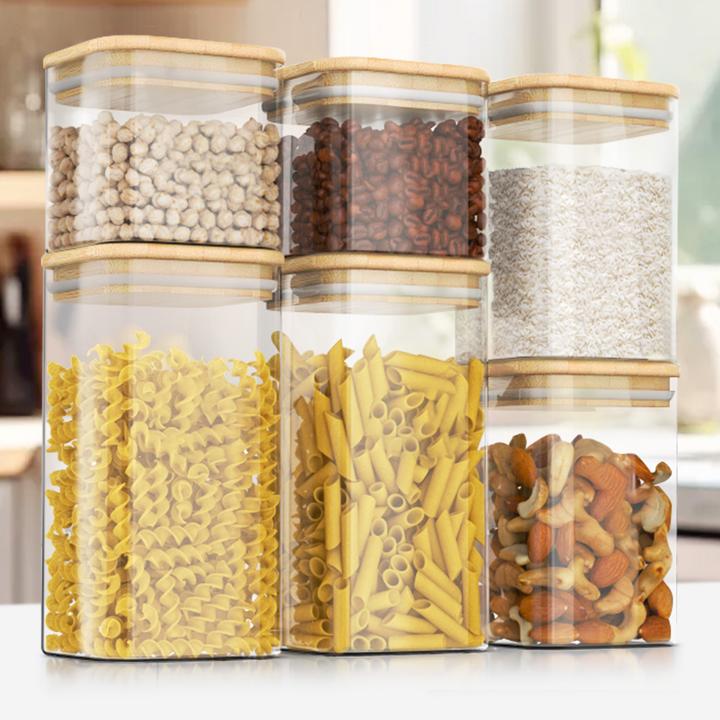 Produktbild Cheffinger 6er Set Vorratsgläser mit Deckel