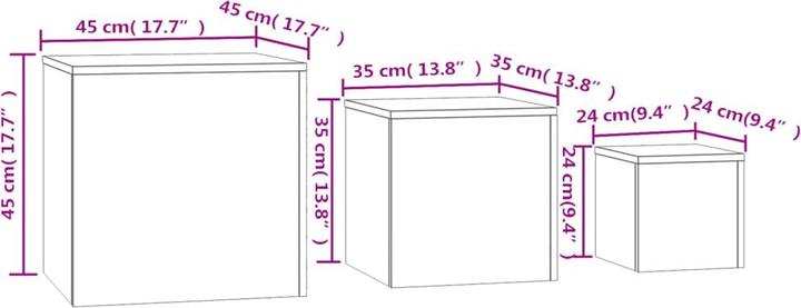 Immagine prodotto vidaXL Mirijam (45 x 45 x 45 cm)