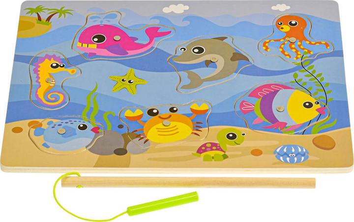 Image du produit Big Tree Jeu de pêche en bois, 30x22cm