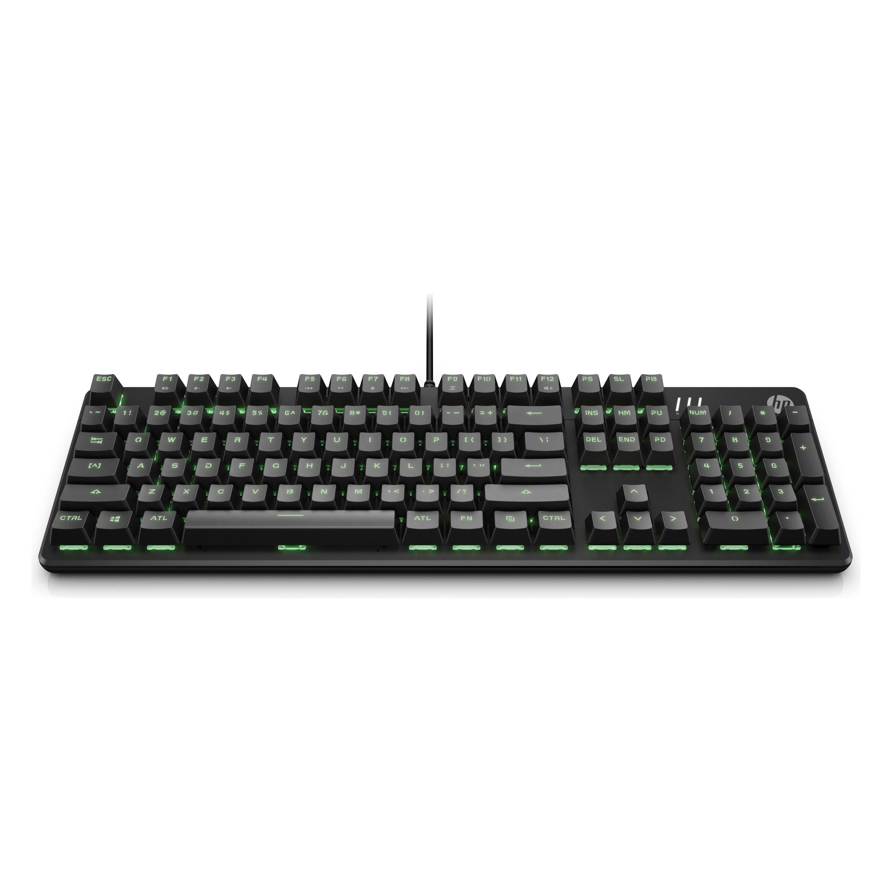 HP Pavilion Gaming 550 (Eng. Int., Kabelgebunden), Tastatur, Schwarz