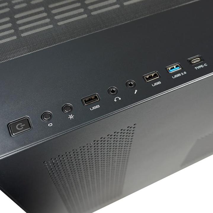 Actual product image LC-Power Gaming 809B Dark Storm X (mATX, Mini-ITX, ATX, E-ATX)