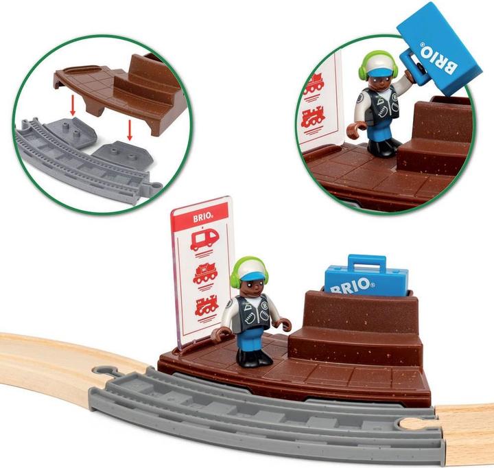 Produktbild Ravensburger BRIO World – 36102 Zugset mit Rückziehmotor | Zugset-Zubehör für Kinder ab 3 Jahren