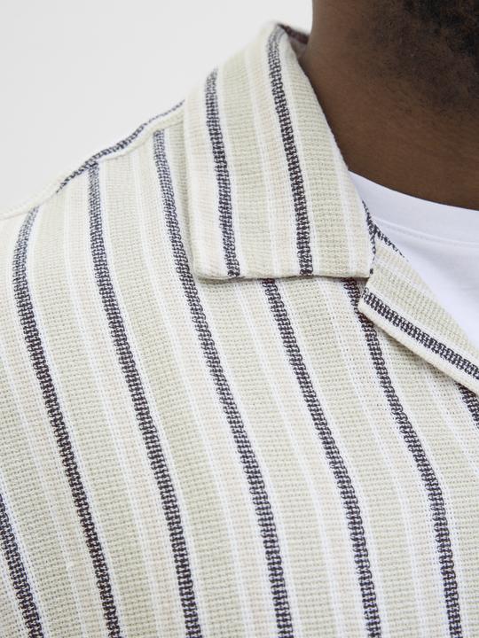 Produktbild Jack & Jones Jorcoba Stripe Resort Shirt Ss Sn Pls (4XL)