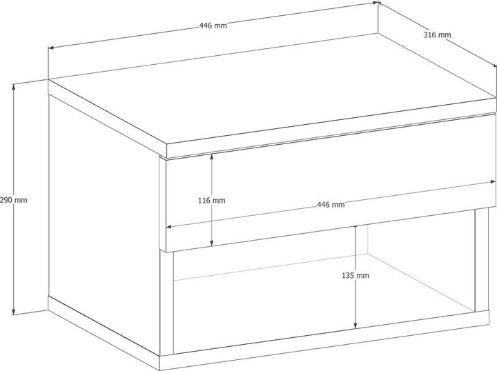 Productafbeelding Skye Decor Ribes (44.60 x 31.60 x 29 cm)