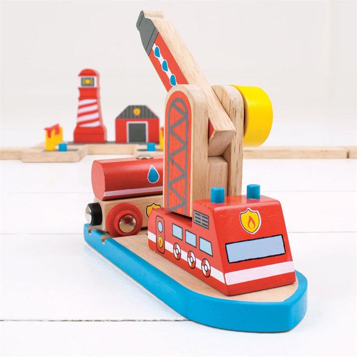 Immagine prodotto Bigjigs Porta antincendio a binario di legno