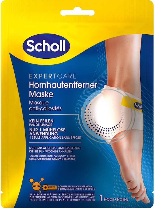Scholl Maschera rimuovi calli Btl 1 paio (Maschera del piede, 212.80 ml)