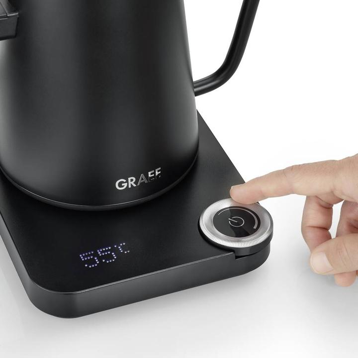 Actual product image Graef GK502EU Kettle Overheat protection Black (matt) (0.90 l)