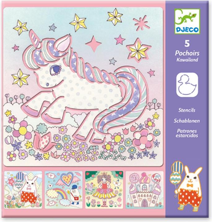Produktbild Djeco Schablonen Kawailand